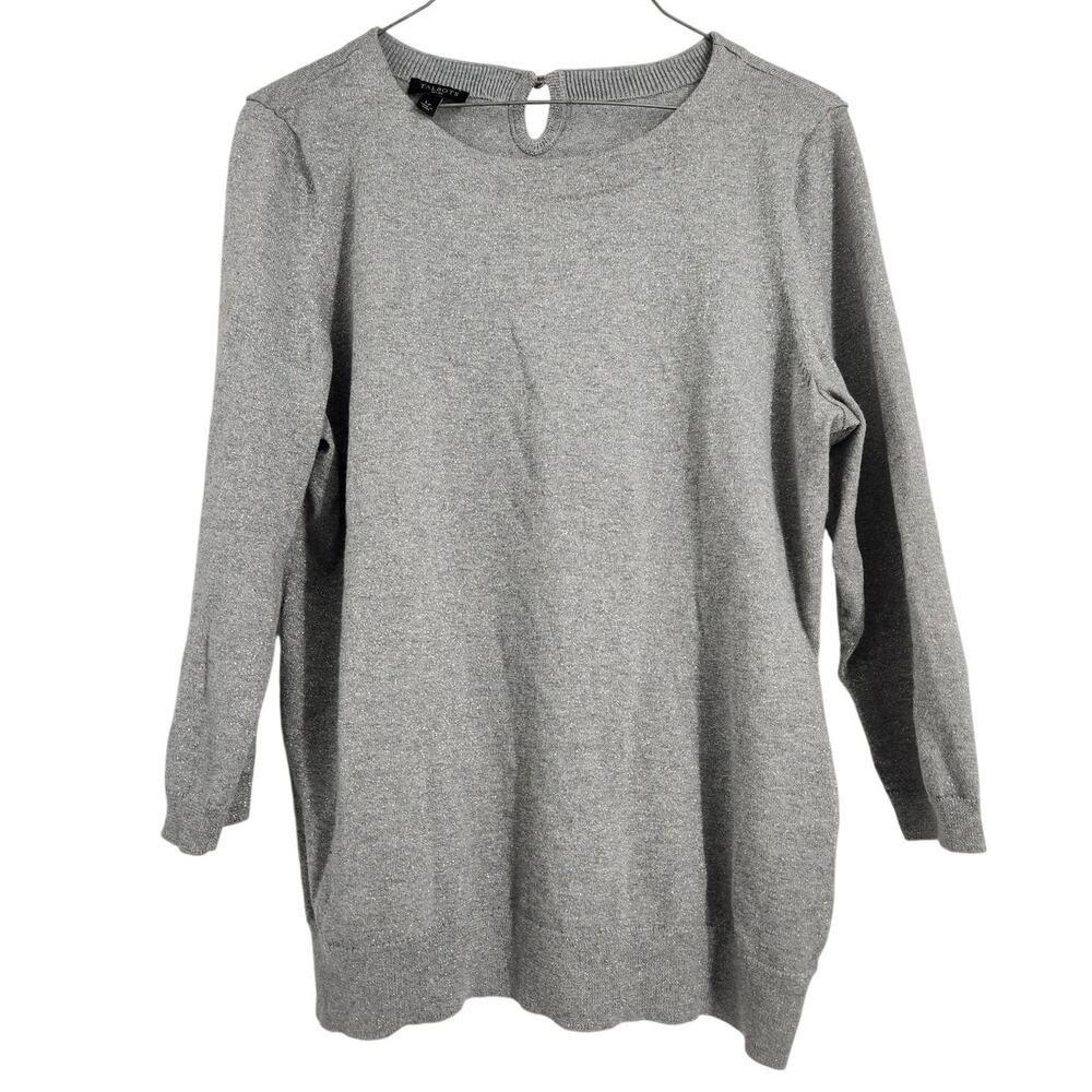 Talbots Gray Sweater - Women's Petite Large